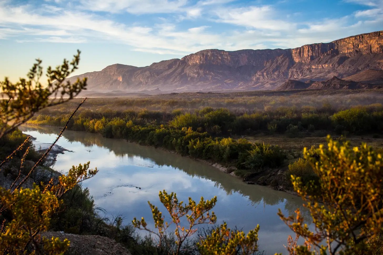 Big Bend Milli Parkı doğal kanyon manzarası