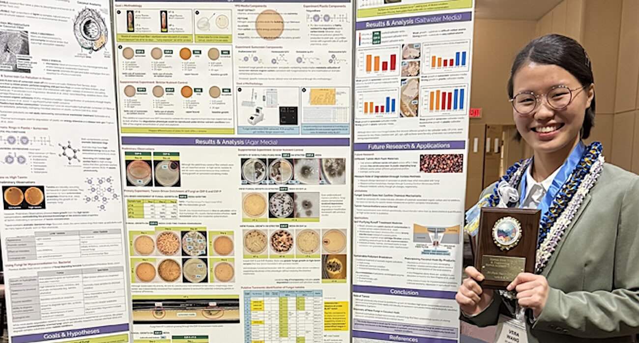 Genç Bilim İnsanı, Hindistan Cevizi Mantarlarının Denizdeki Plastik ve Güneş Kremini Filtreleyebildi