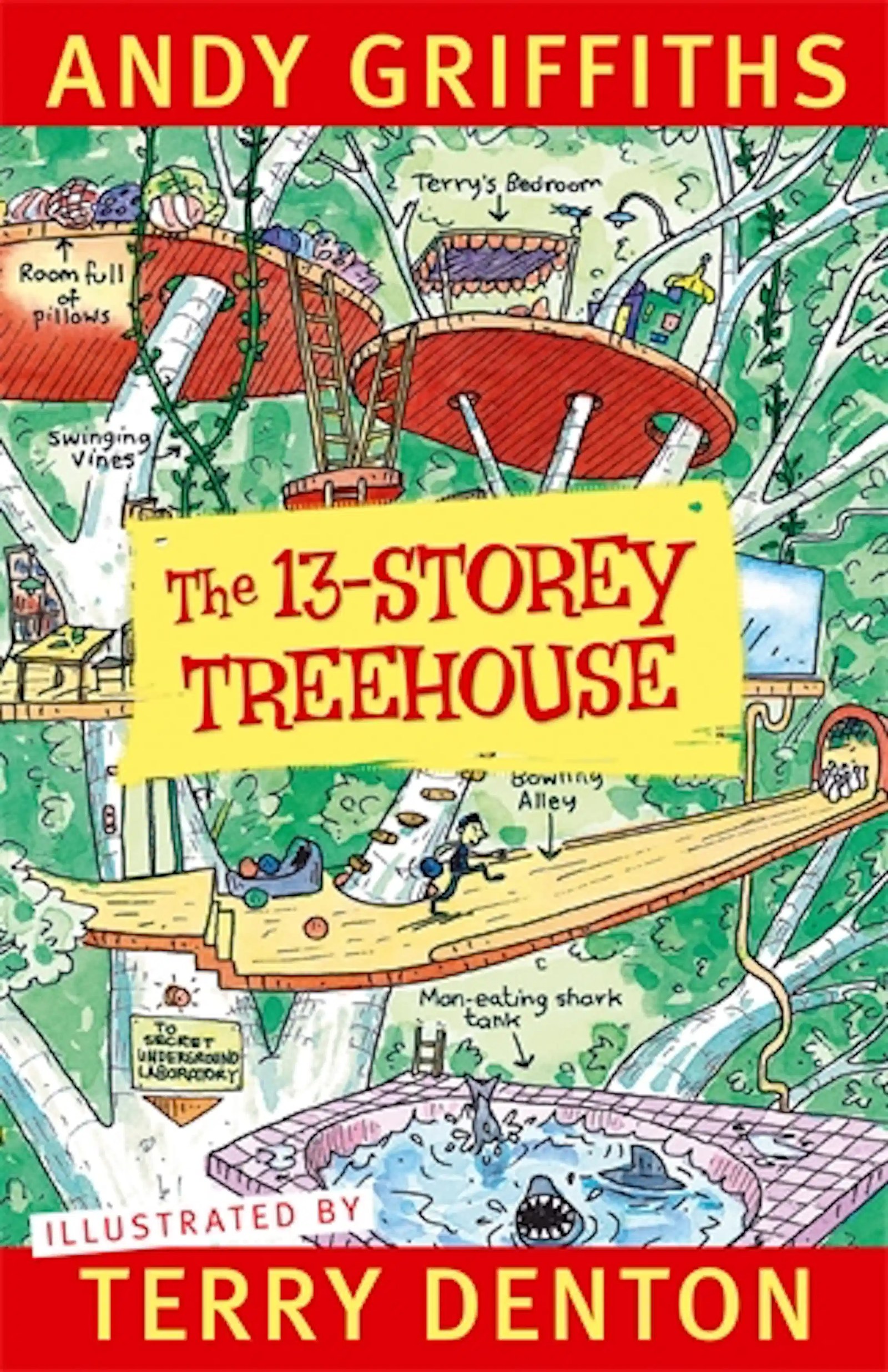 book cover: The 13-Storey Treehouse