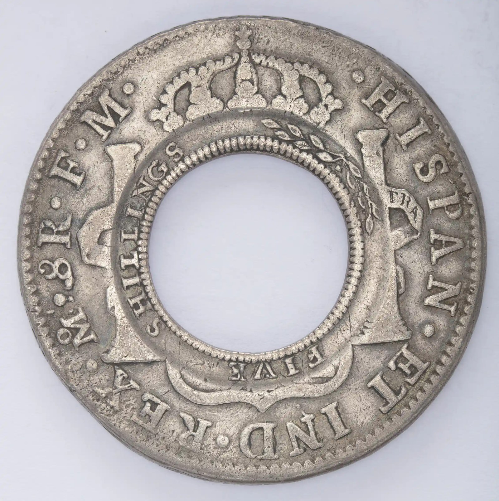 A holey dollar minted in New South Wales