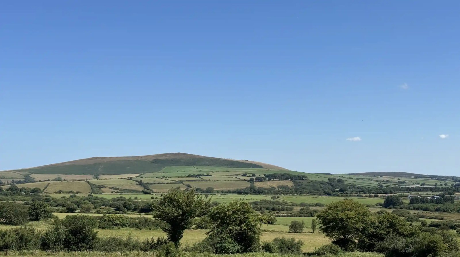 The Frenni Fawr, the easternmost peak in the Preseli Hills, viewed from the east.