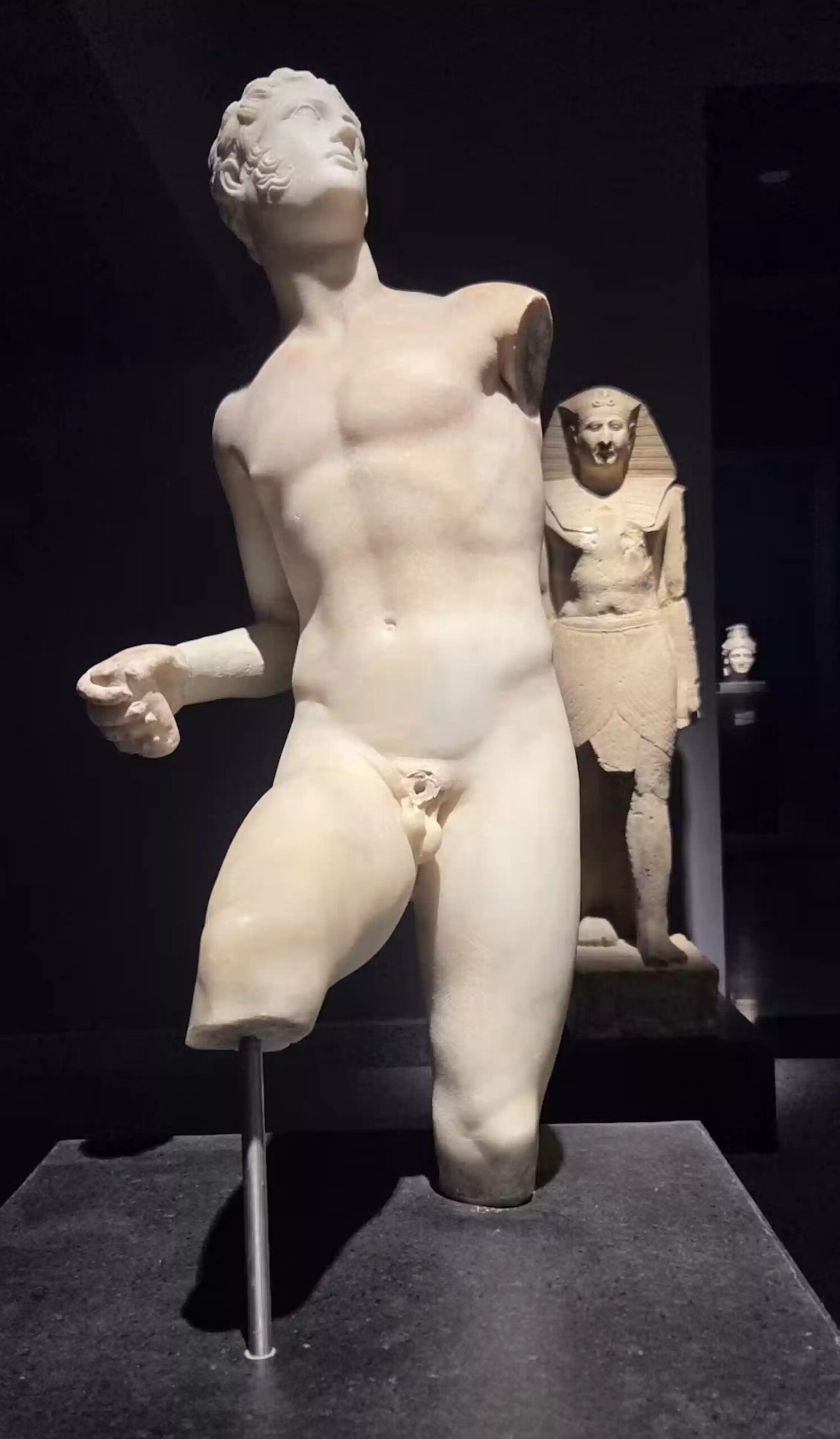 This marble statue of a young warrior could depict Alexander the Great.