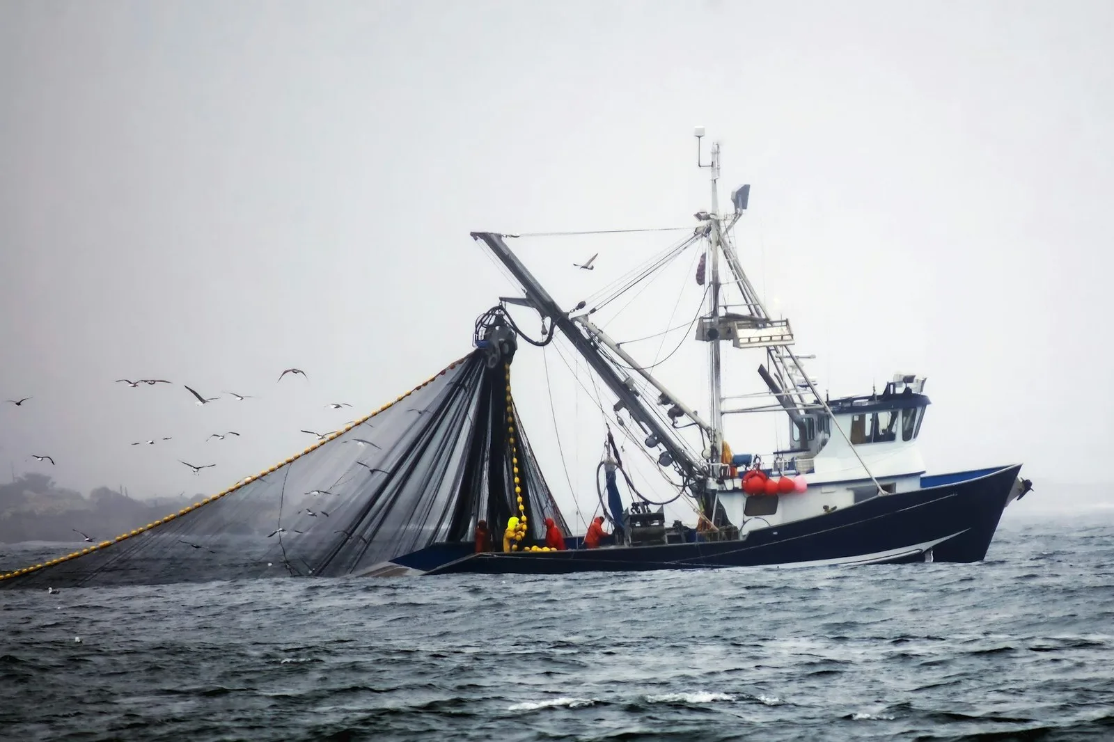 Bottom trawling catches lots of fish – but can damage entire ecosystems. Laura Ragsdale/Getty