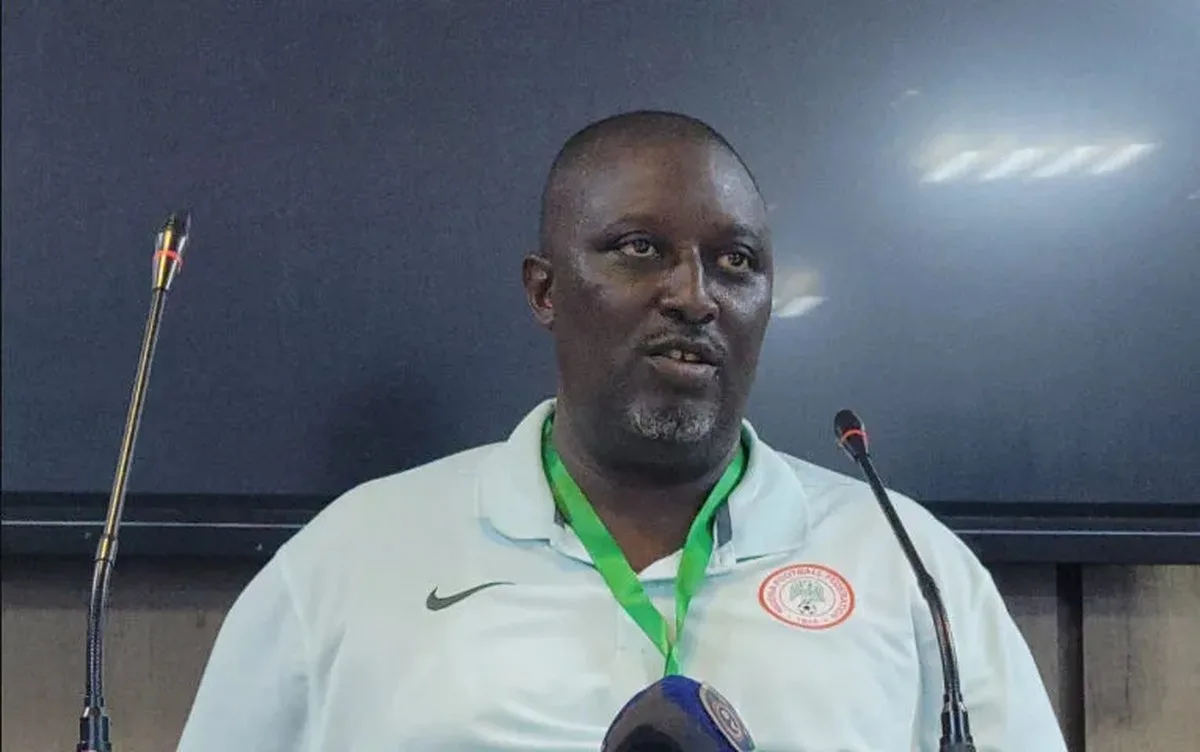 Flamingos coach Akeem Busari (CREDIT: Gbemidepo Popoola)