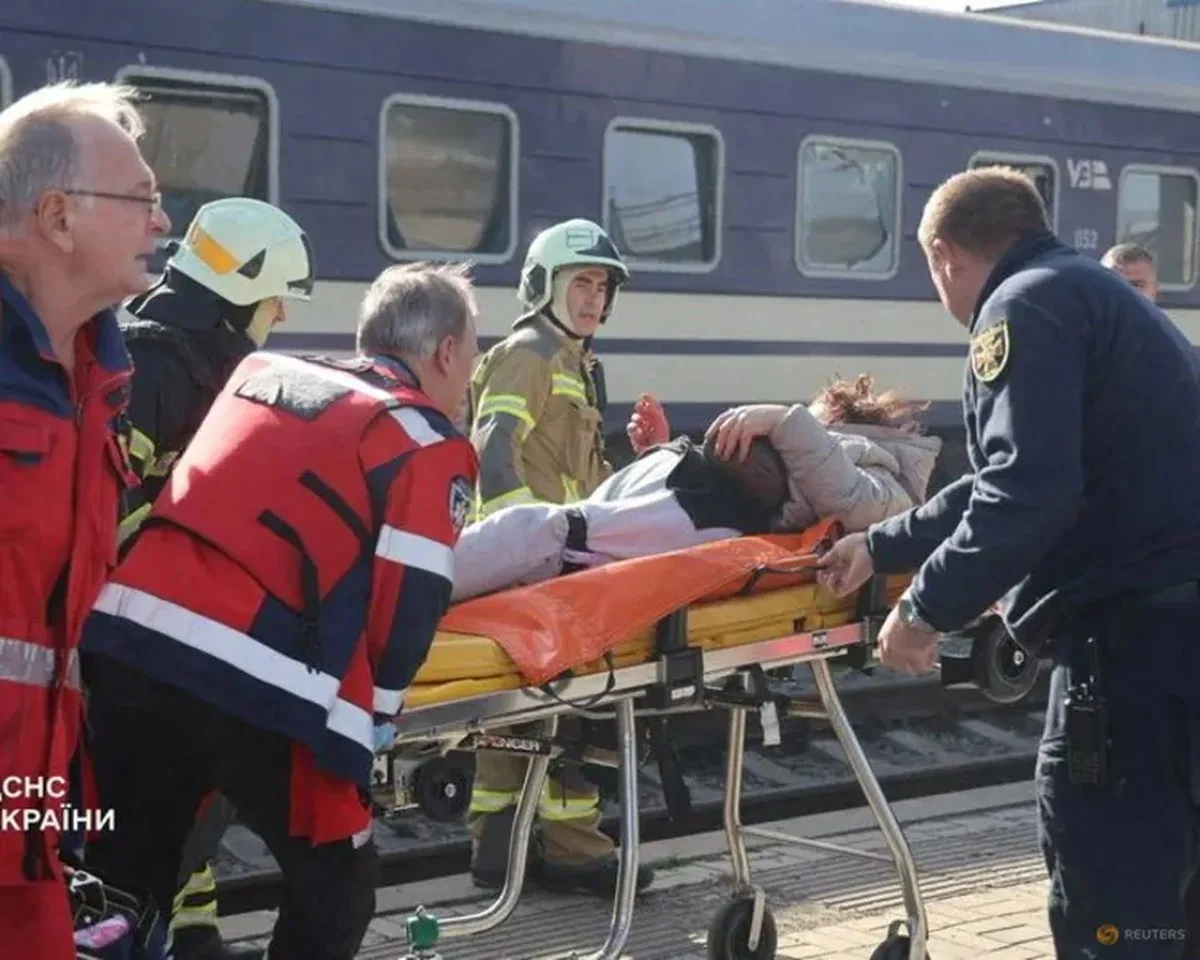 Russian drone strike on Ukraine train station kills 13 Russian drone strike on Ukraine train station kills 13