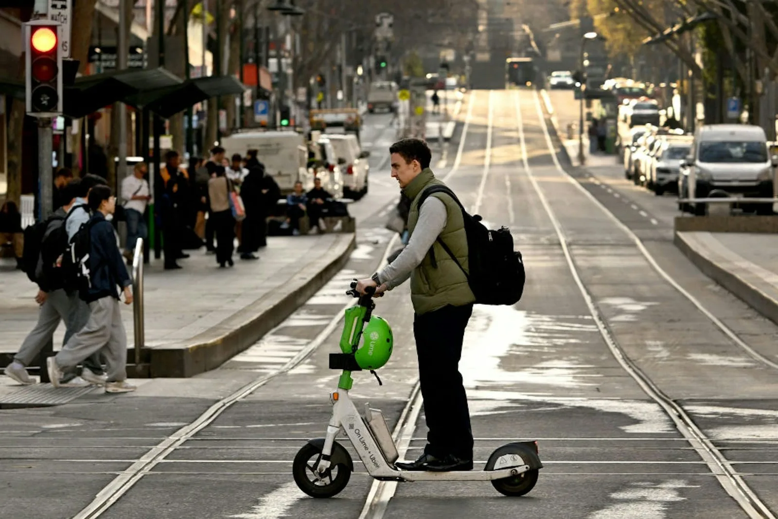 In 2024, the City of Melbourne banned e-scooter rental schemes. But rental e-bikes are still allowed. William West/AFP via Getty