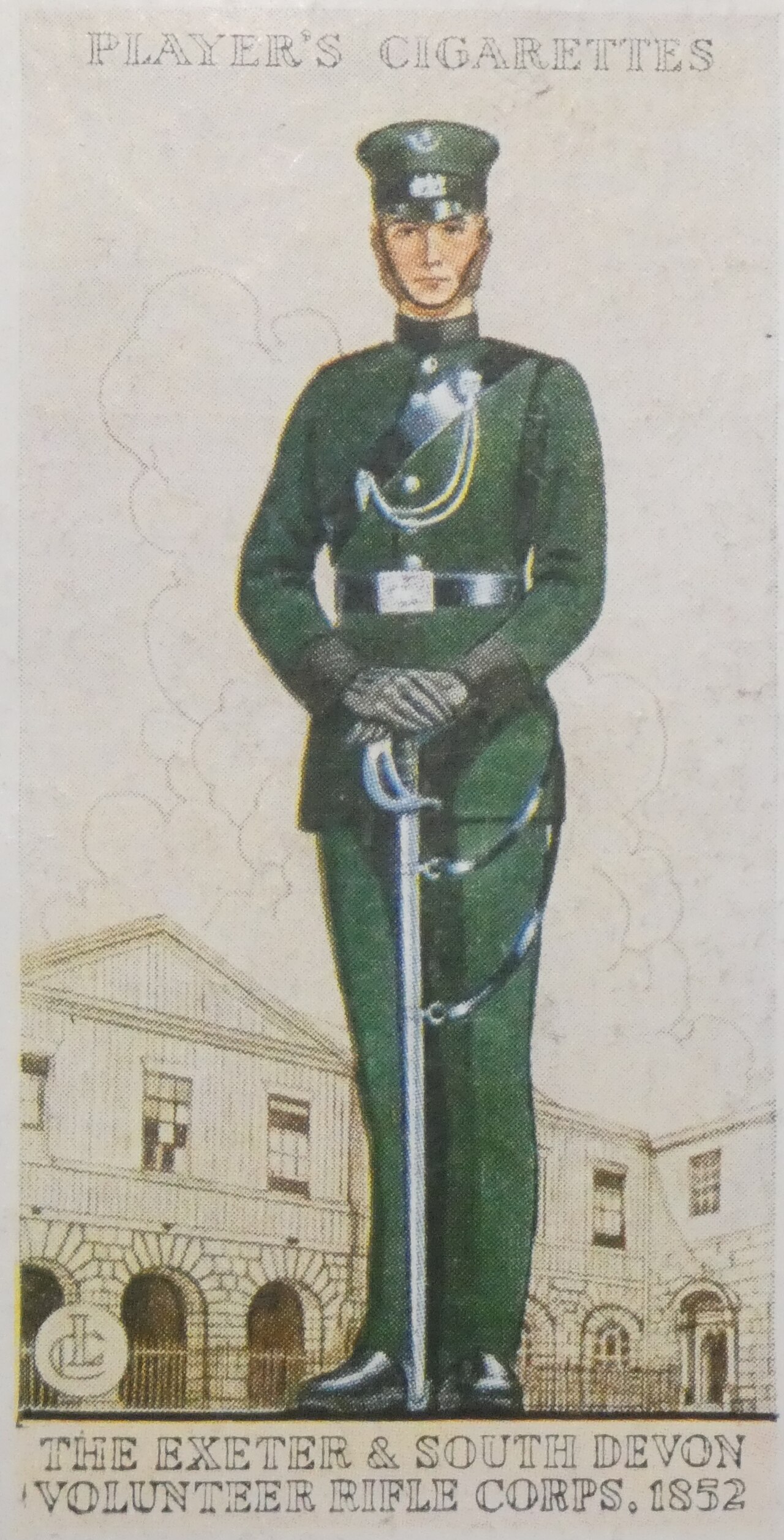 Officer of the Exeter & South Devon Volunteers in 1852