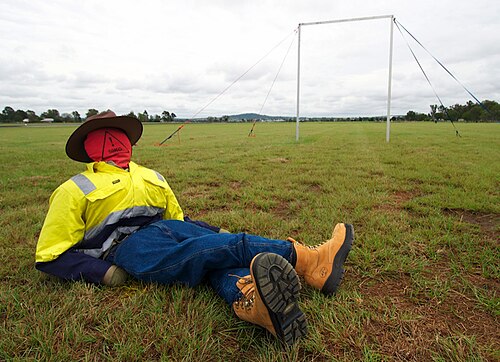 Outback Joe at the UAV Outback Challenge.